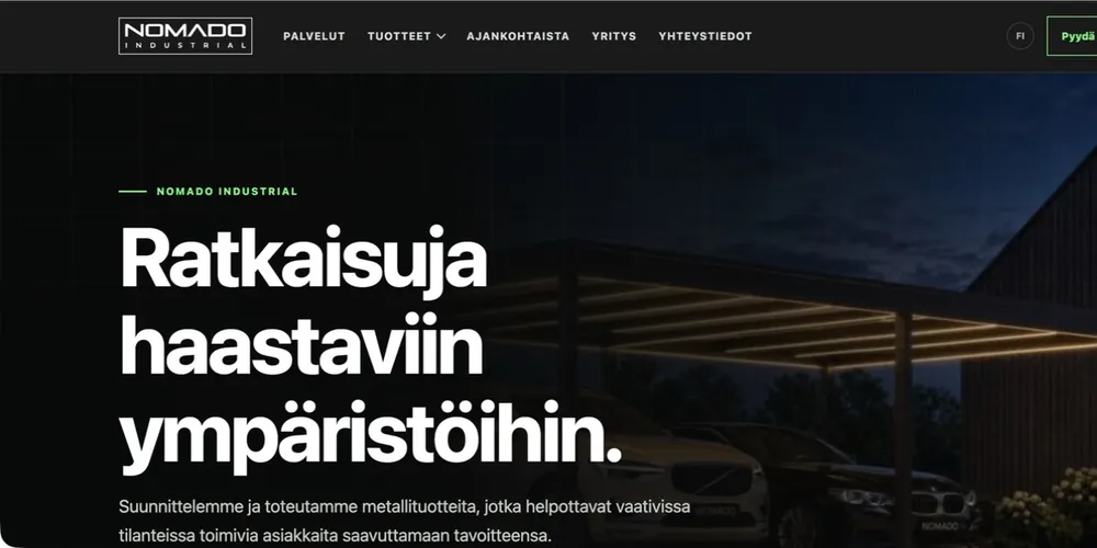 Nomado Industrialin etusivu
