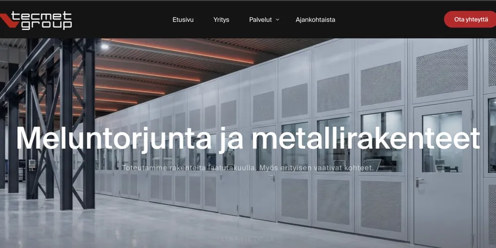 Tecmet Groupin etusivu